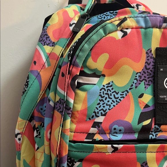 Neff Multicolor Patterned Backpack - Picture 6 of 7